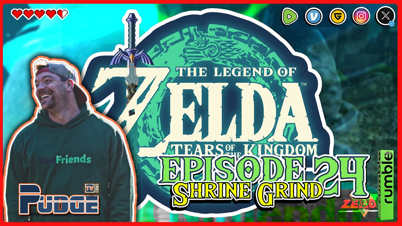 🟢The Legend of Zelda: TOTK Ep 24 | Saturday Morning Shrine Grind | Pudge Plays Video Games