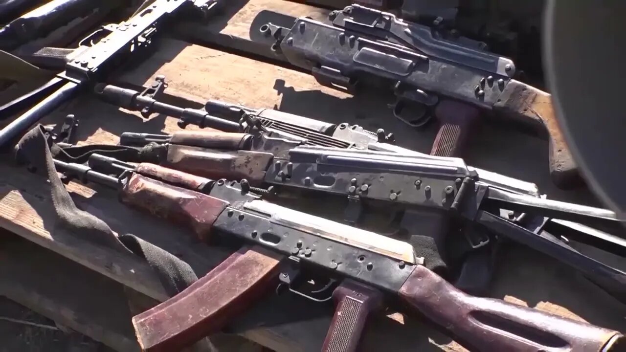 Here's your tax, captured weapons in Ukraine