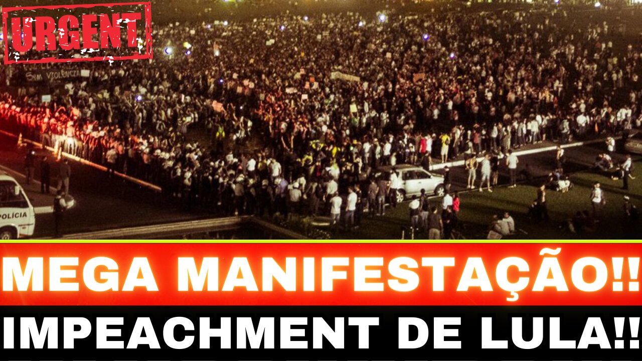 URGENTE!! MEGA MANIFESTAÇÃO!! ACONTECEU AGORA!! ALERTA TOTAL...