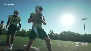 USF Cade Fortin named starting quarterback, makes his first start next week