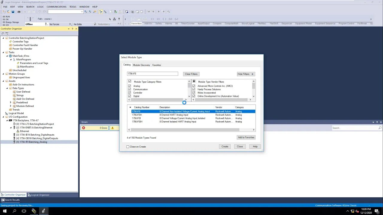 Adding I/O Into A Studio 5000 PLC Program | Batching Station PLC Programming | Day 2