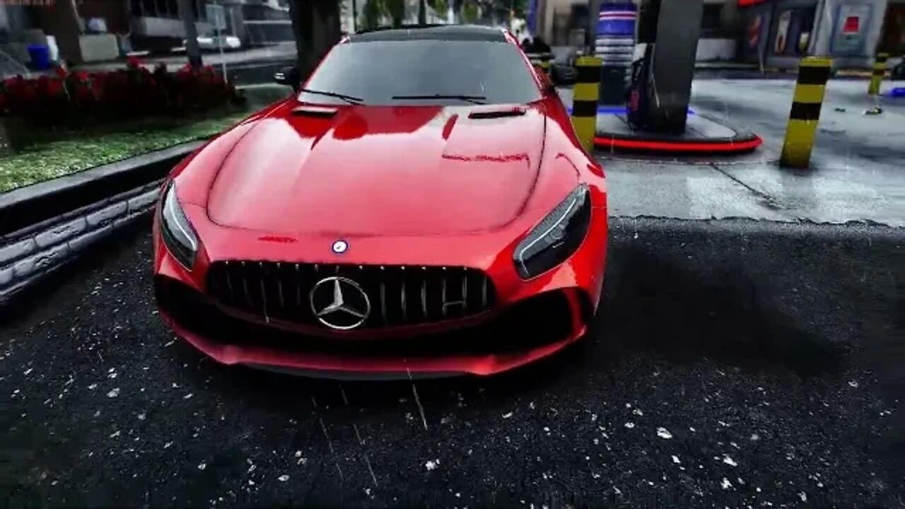 Gta 5 Quantv Enhanced Photorealistic Graphics Mod Realistic AMG GT R Mod RTX 3080 4K