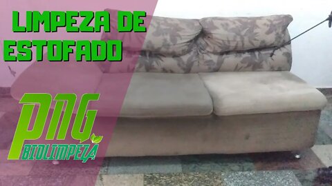 Limpeza de Estofado [encosto de almofada falsa]