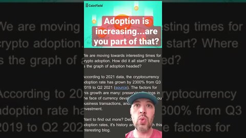 Crypto Adoption grown by 2300%