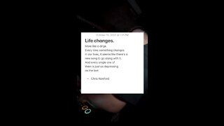 Life changes