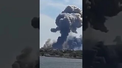🇺🇦GraphicWar18+🔥Russia Military Airport Crimea - Best Explosion - Ukraine Armed Forces(ZSU) #shorts