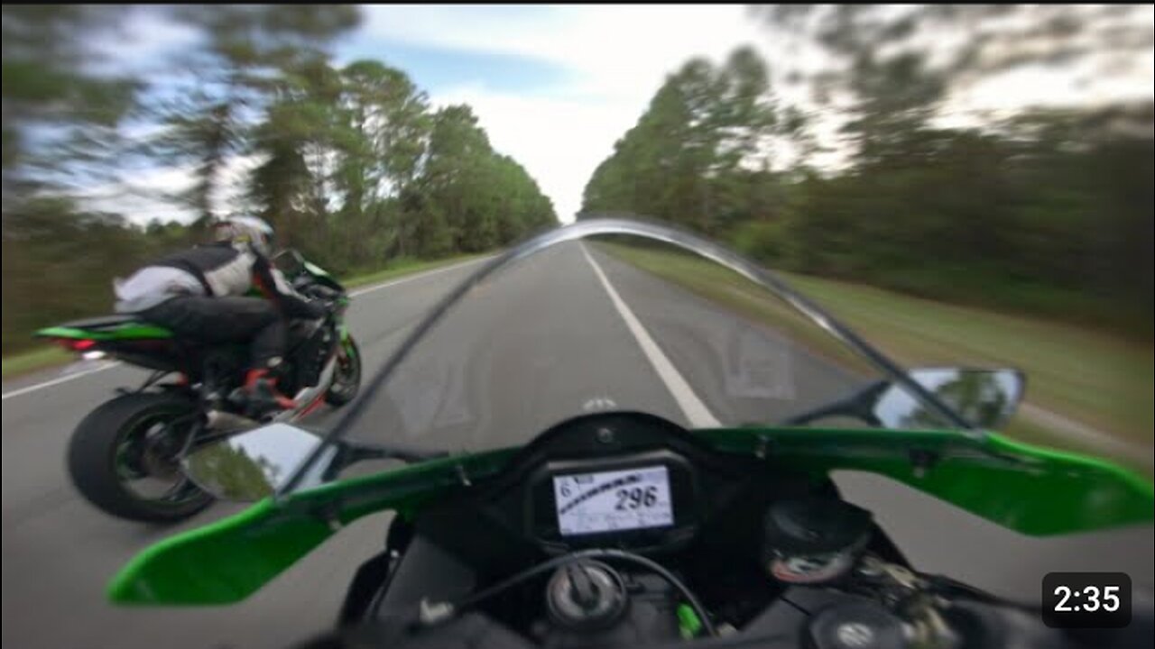 Kawasaki Ninja ZX10R TOP SPEED TEST! (299KMH)