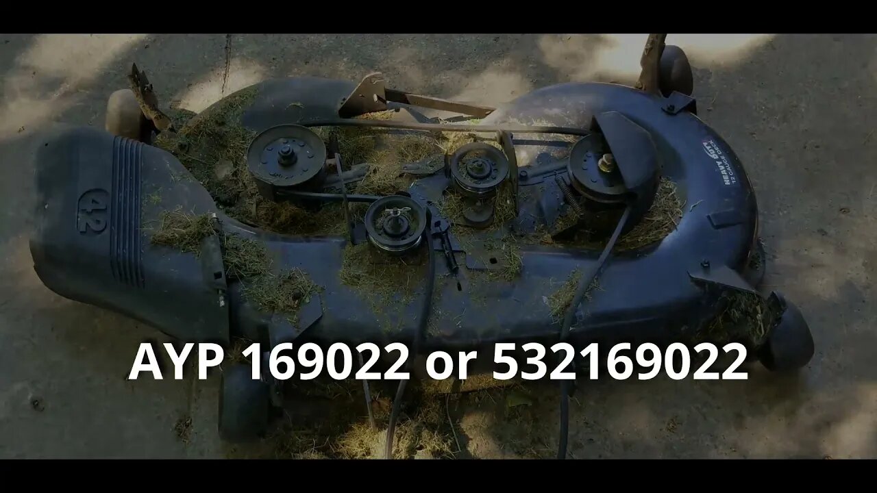 Craftsman/AYP/Husqvarna/Poulan - Common Deck Problem Fix