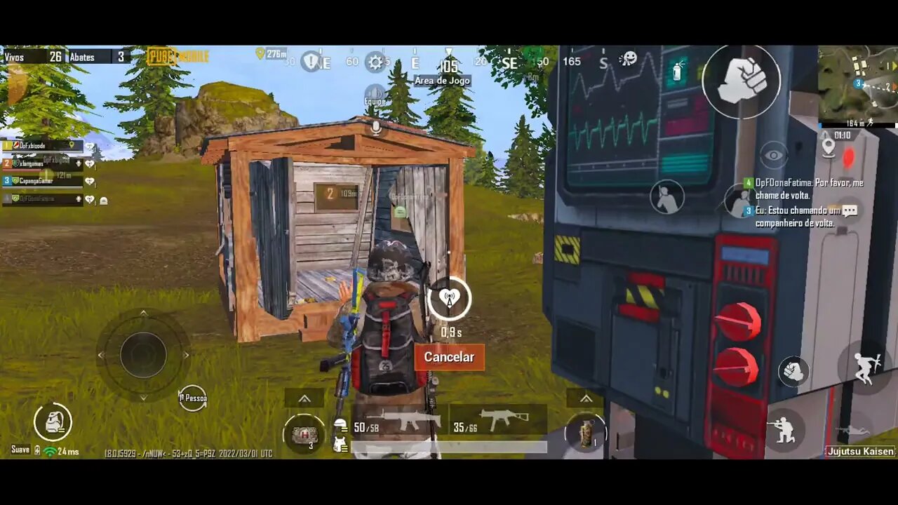 Em comemoração ao meu aniversário. Jogando PUBG Mobile.