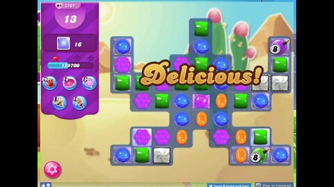 Candy Crush Level 2504 Audio Talkthrough, 2 Stars 0 Boosters