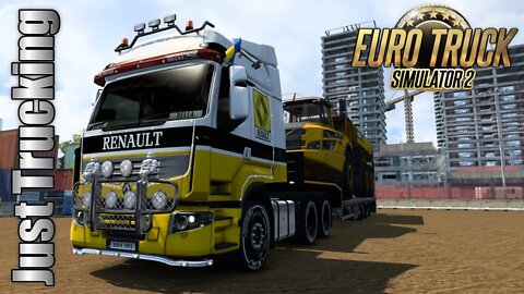 ETS2 1.43 Just Trucking (Euro TruckSimulator 2) #3 White Knight
