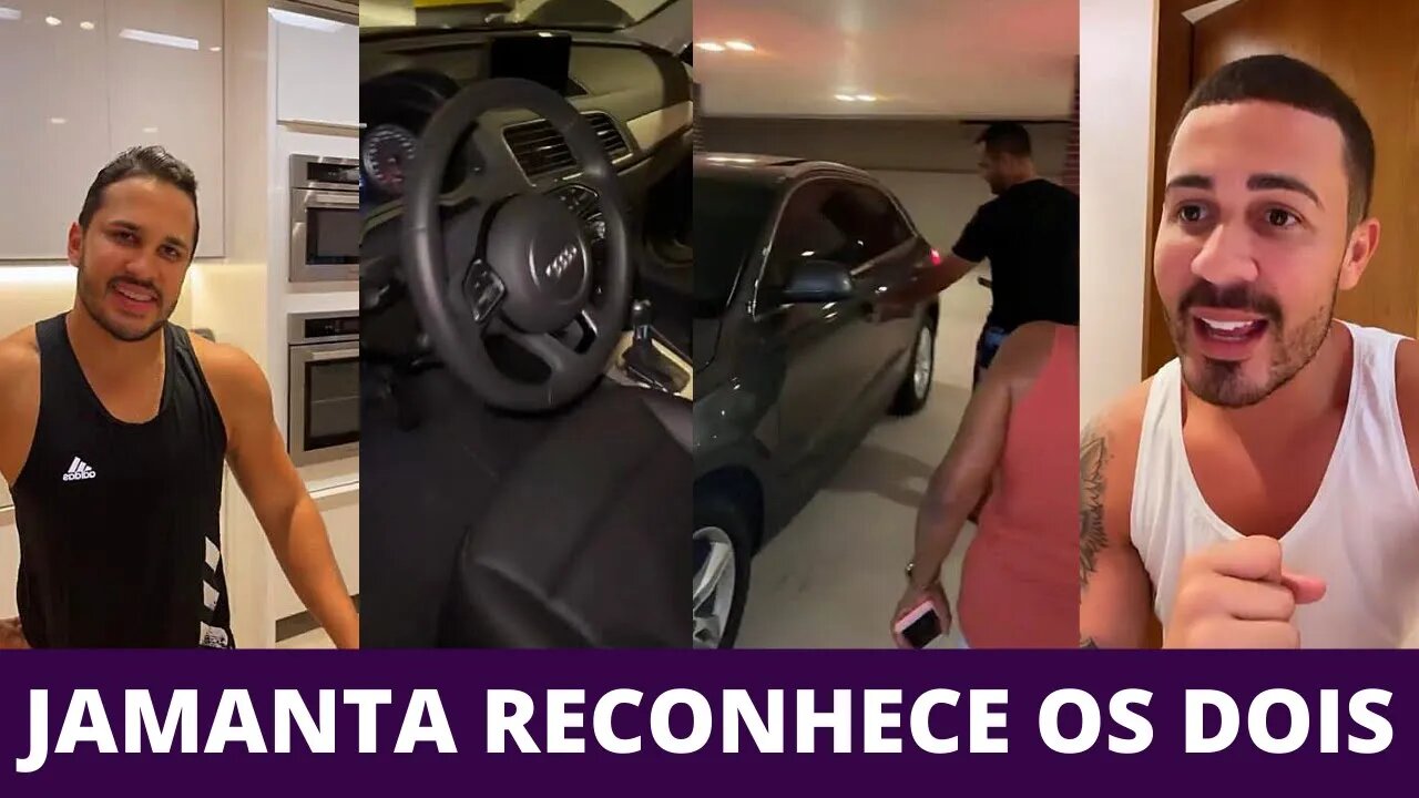 JAMANTA FOI MOSTRAR A SUA CONQUISTA A CARLINHOS MAIA E LUCAS E O RECONHECIMENTO DELE PELOS DOIS