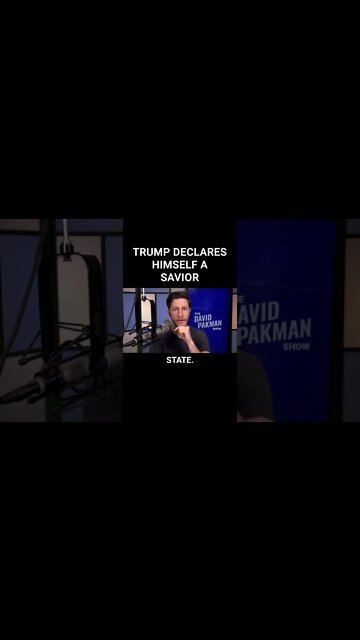 Delusional Trump Declares Himself Christian Savior in Deranged Interview #shorts