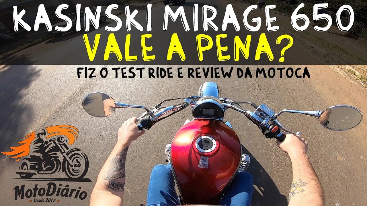 Kasinski Mirage 650 vale a pena? Fiz um teste ride e um review da motoca