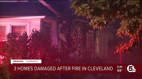 Multiple homes damaged in Clark-Fulton fire