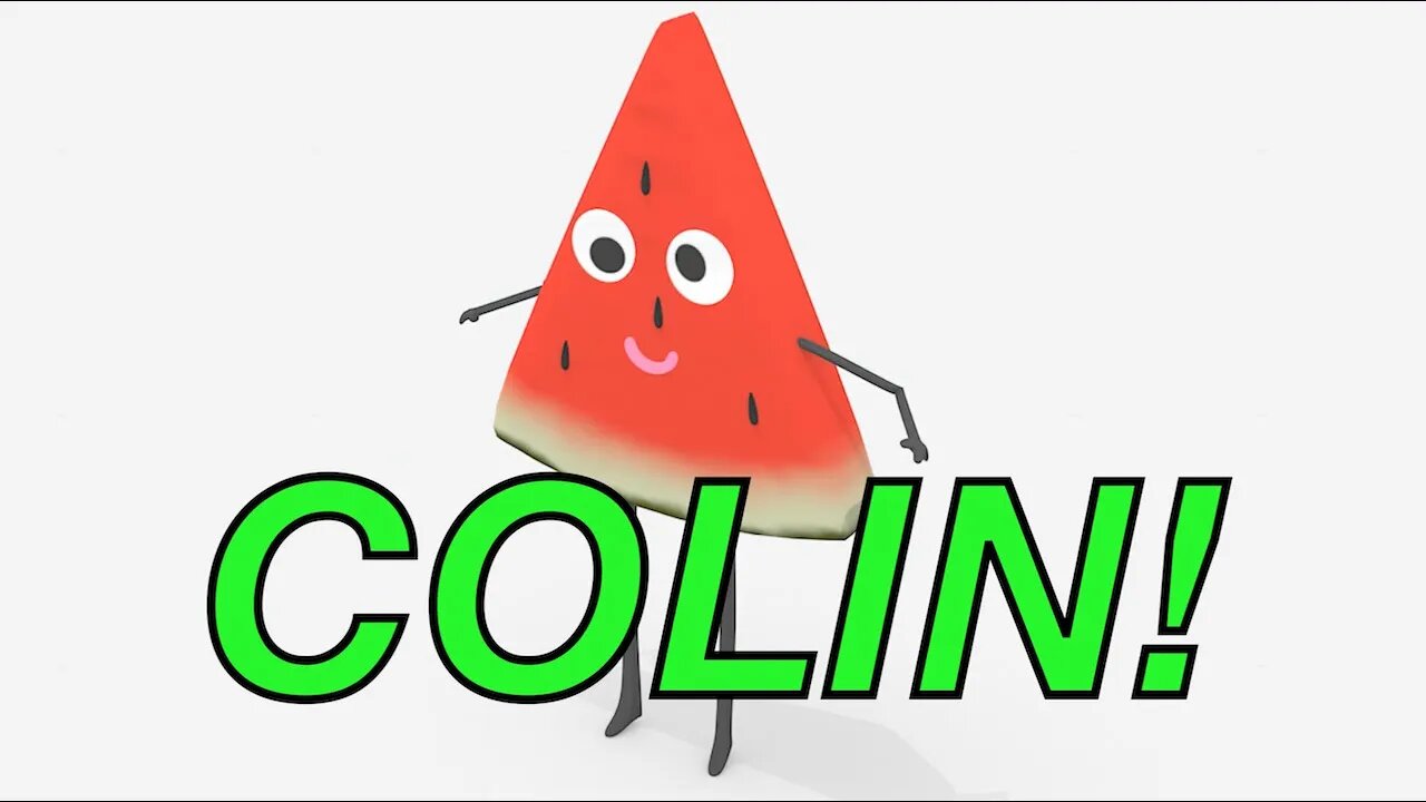 Happy Birthday COLIN! - WATERMELON Birthday Song
