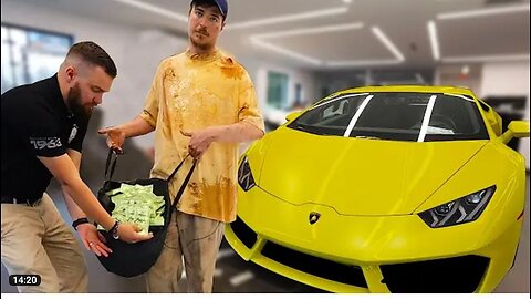 Un sans abris acheter Une Lamborghini