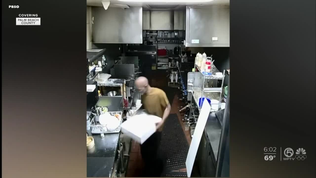 Burglar targeting several businesses near Boca Raton