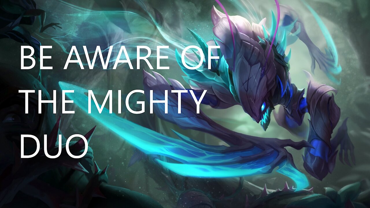 FUNNY DUO WAITING GAME ( kha zix and lucian )
