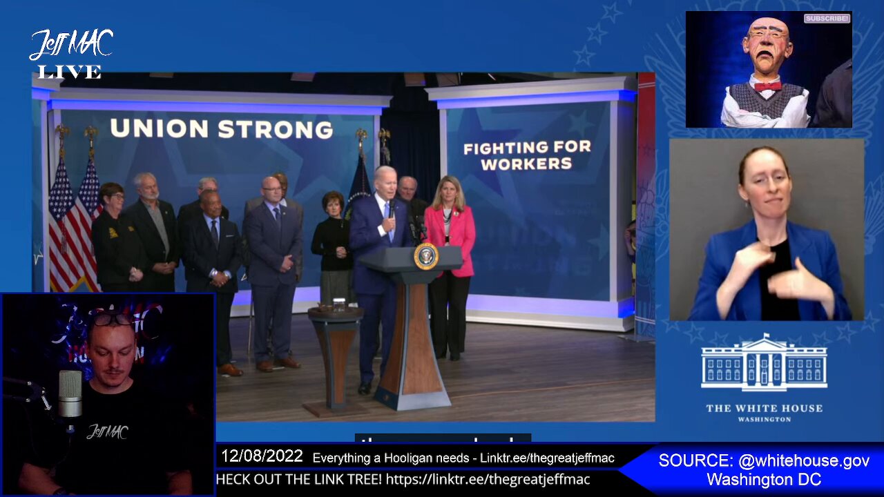 LIVE: Biden on Building a Stronger Economy for Union Workers and Retirees