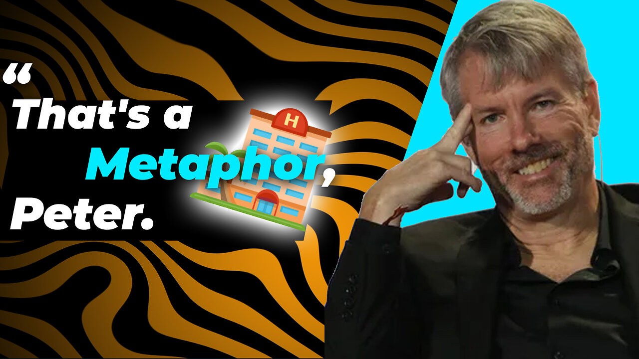 When Michael Saylor realized Peter McCormack is slow w/ WhatBitcoinDidPodcast