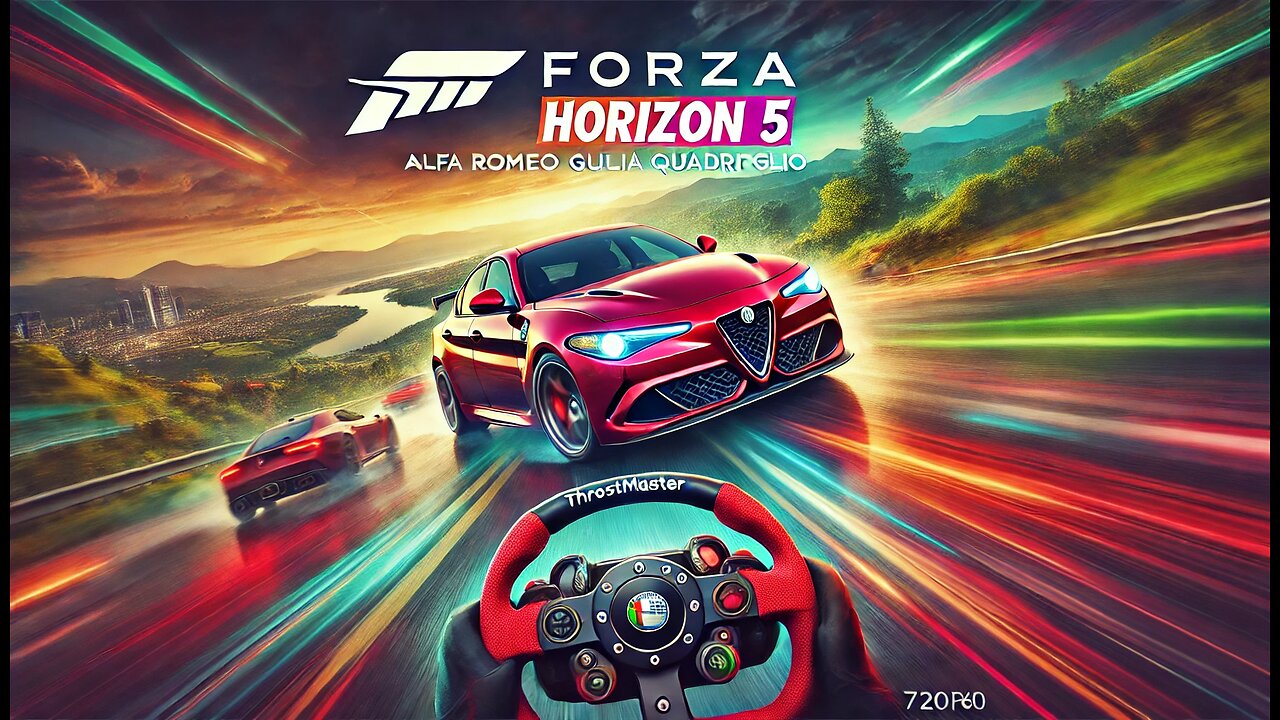 Alfa Romeo Giulia Quadrifoglio Forza Horizon 5 Thrustmaster TX Gameplay720p60