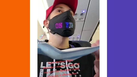 Guy Asked To Censor The Coolest Mask Ever by Spirit Airlines