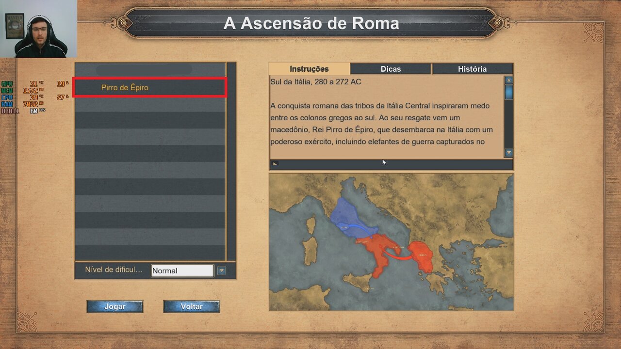 AGE OF EMPIRES 1 - 06 A ASCENSÃO DE ROMA 2 - PIRO DE ÉPIRO