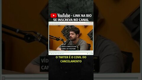 A POLÍTICA DO CANCELAMENTO NAS REDES SOCIAIS (vídeo completo no canal) #shorts #viral #cancelamento