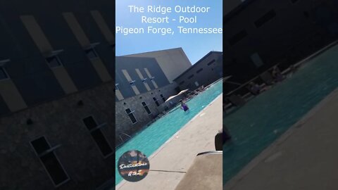 The Ridge Outdoor RV Resort Pool in Pigeon Forge, Tennessee #shorts