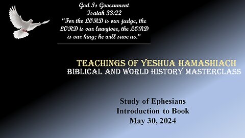 5-30-24 Introduction to the Book of Ephesians
