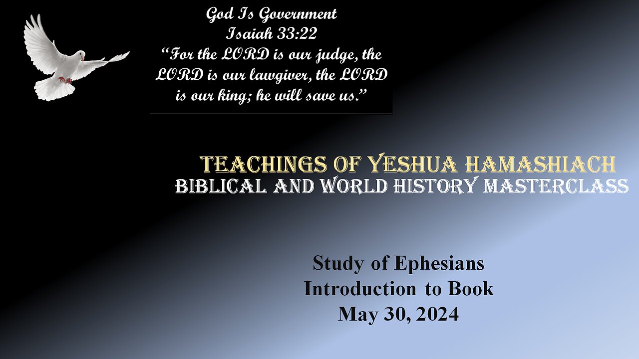 5-30-24 Introduction to the Book of Ephesians
