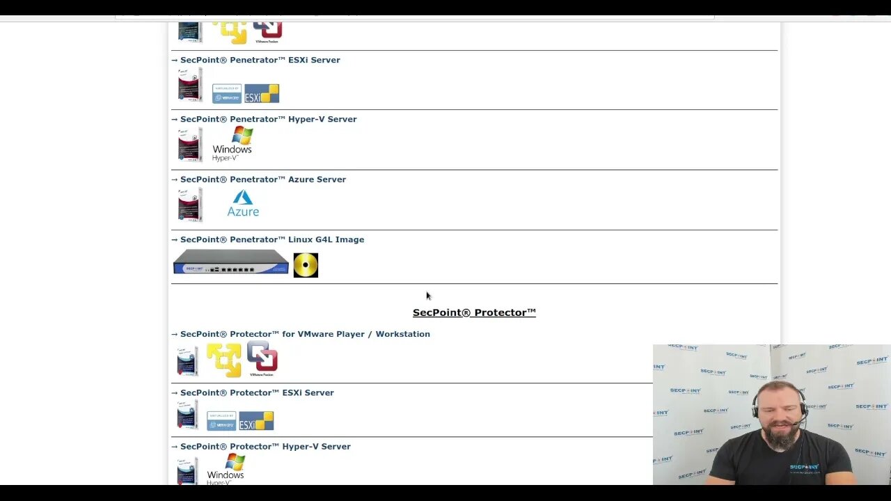 SecPoint Penetrator Protector July 2021 Software Images