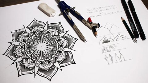 How to Draw a Powerful Mandala | Geometric Art Tutorial