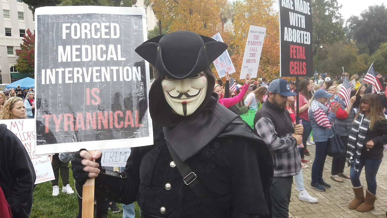 California Capital Vaccine Mandate Protest