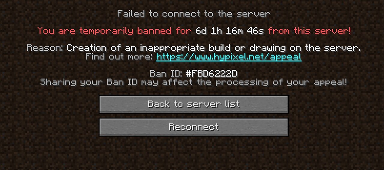 Why Hypixel Should Unban me.