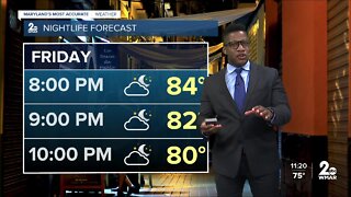 WMAR-2 News Patrick Pete's Thursday weather