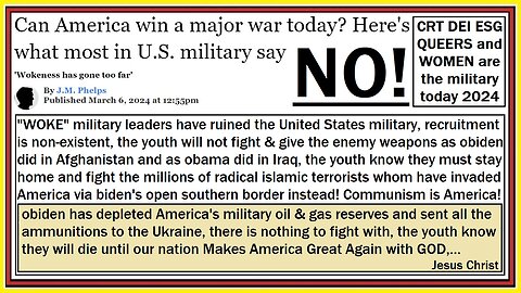 Can America win a major war today (2024)?