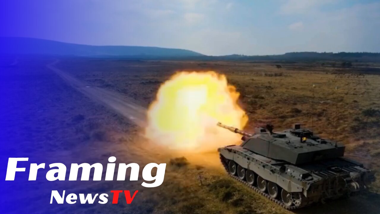 Inggris melatih tentara Ukraina menggunakan tank Challengers 2