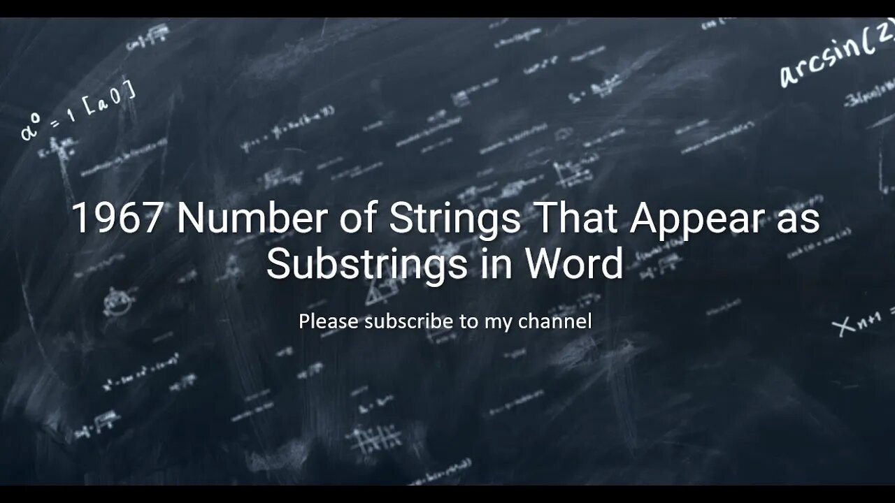 1967 Number of Strings That Appear as Substrings in Word