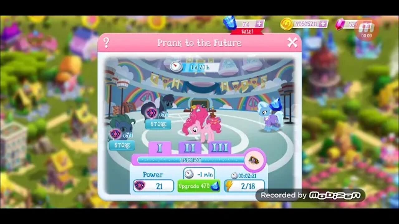 Future Pinkie wins the 1st phase against Trixie