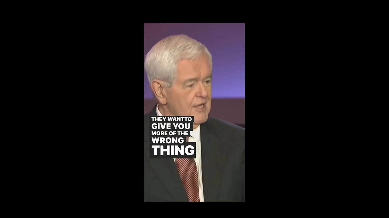 NEWT GINGRICH TOLD US THE TRUTH ABOUT DEMOCRATS!