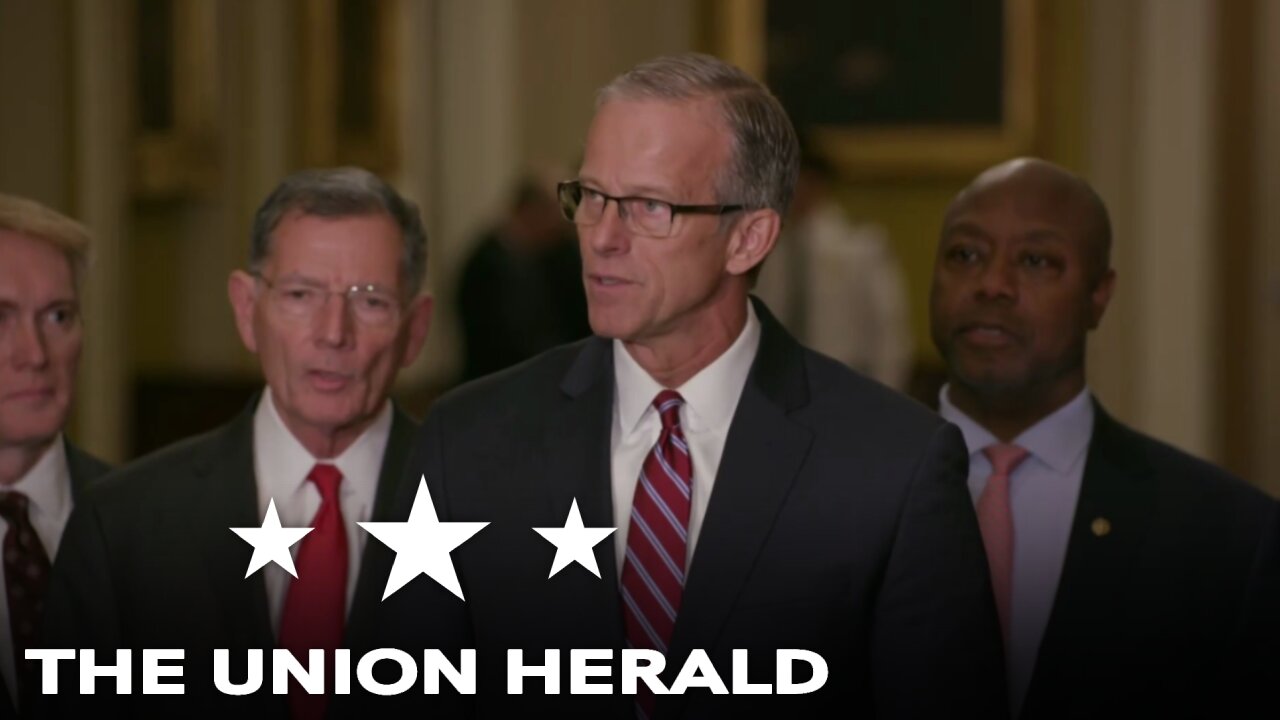 Senator Thune Delivers Remarks on After Being Elected Senate Majority Leader