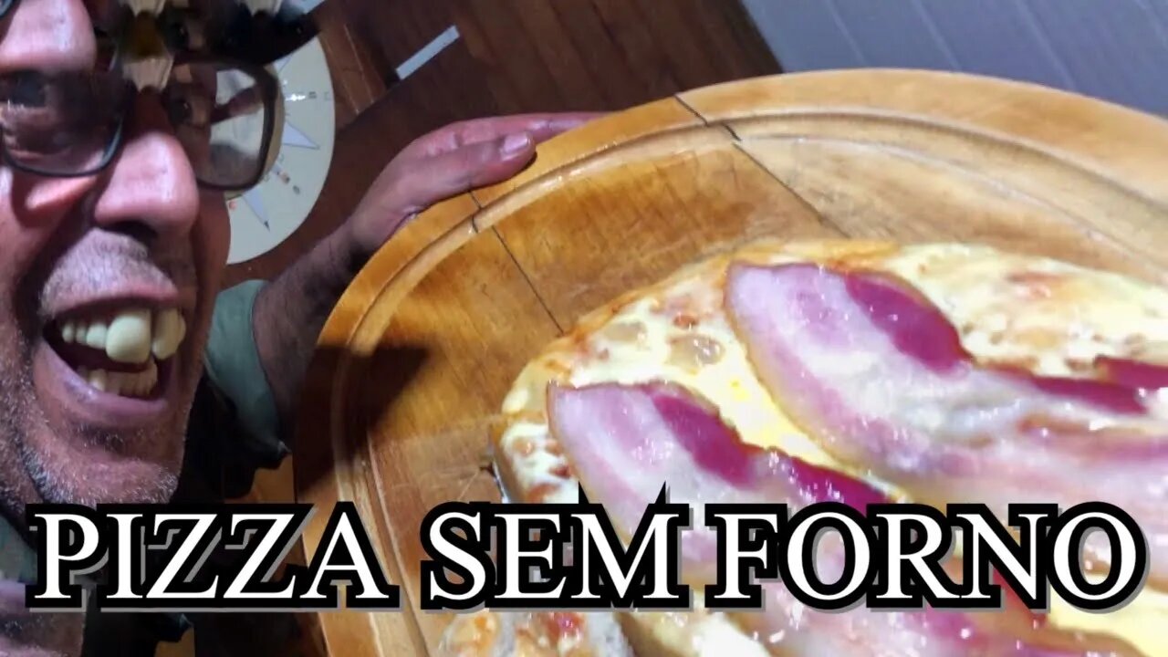 PIZZA CASEIRA SEM FORNO! RÁPIDA E BARATA!