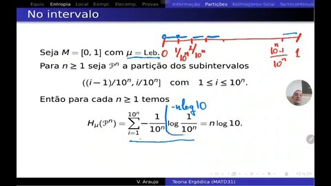 Teoria Ergódica: Partições e entropia de Kolmogorov-Sinai