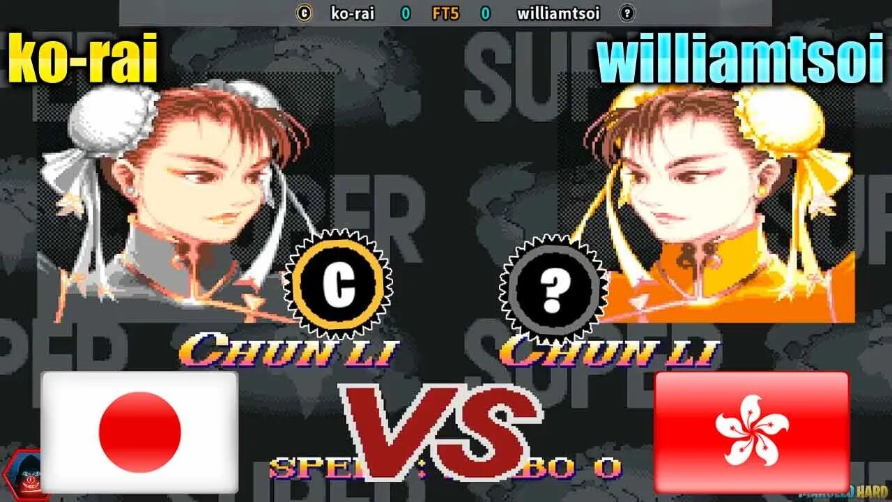 Super Street Fighter II Turbo: New Legacy (ko-rai Vs. williamtsoi) [Japan Vs. Hong Kong]