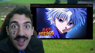 PASTOR REACT Rap do Killua (Hunter x Hunter) | Caçador Assassino | VERSOS