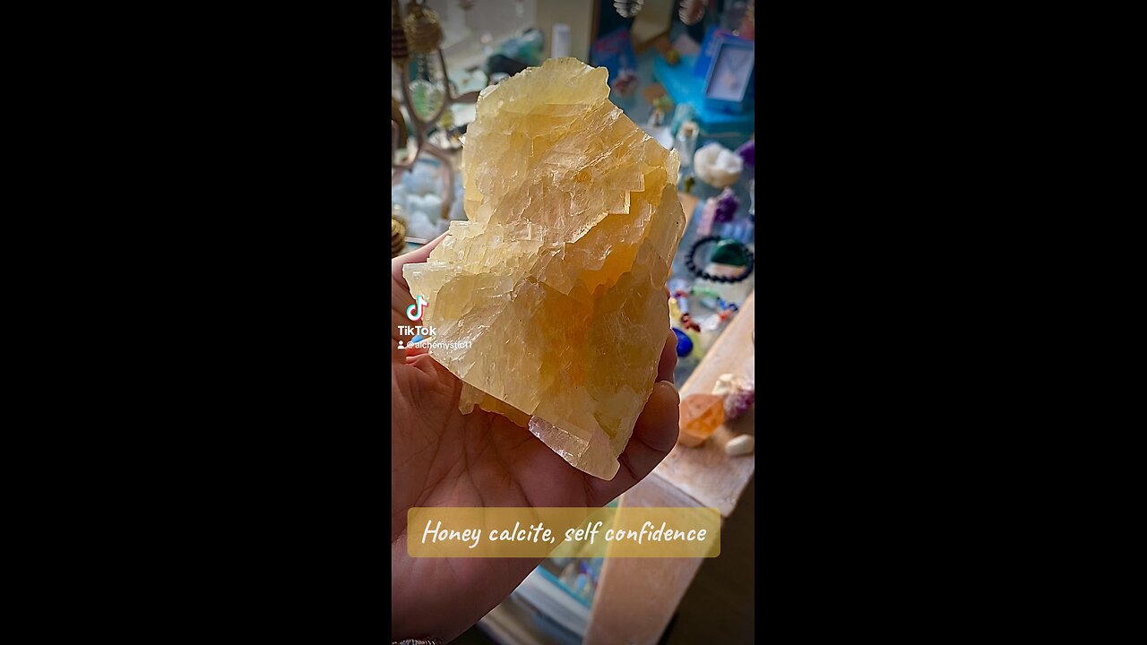 Honey calcite, self confidence