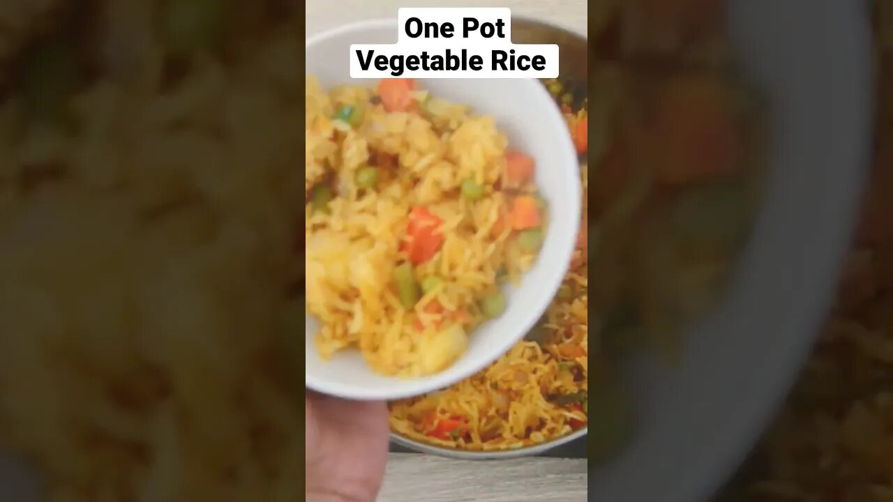 One Pot Vegetable Rice