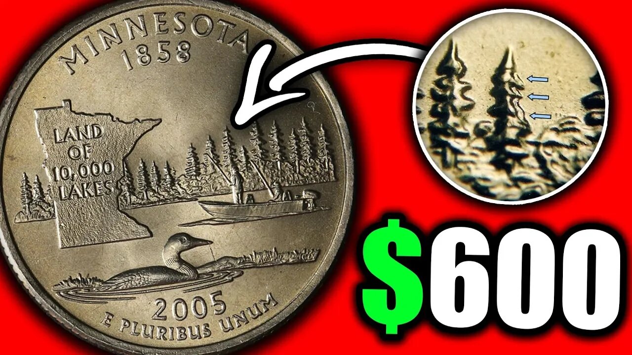 RARE 2005 QUARTERS WORTH MONEY - VALUABLE STATE QUARTERS TO LOOK FOR